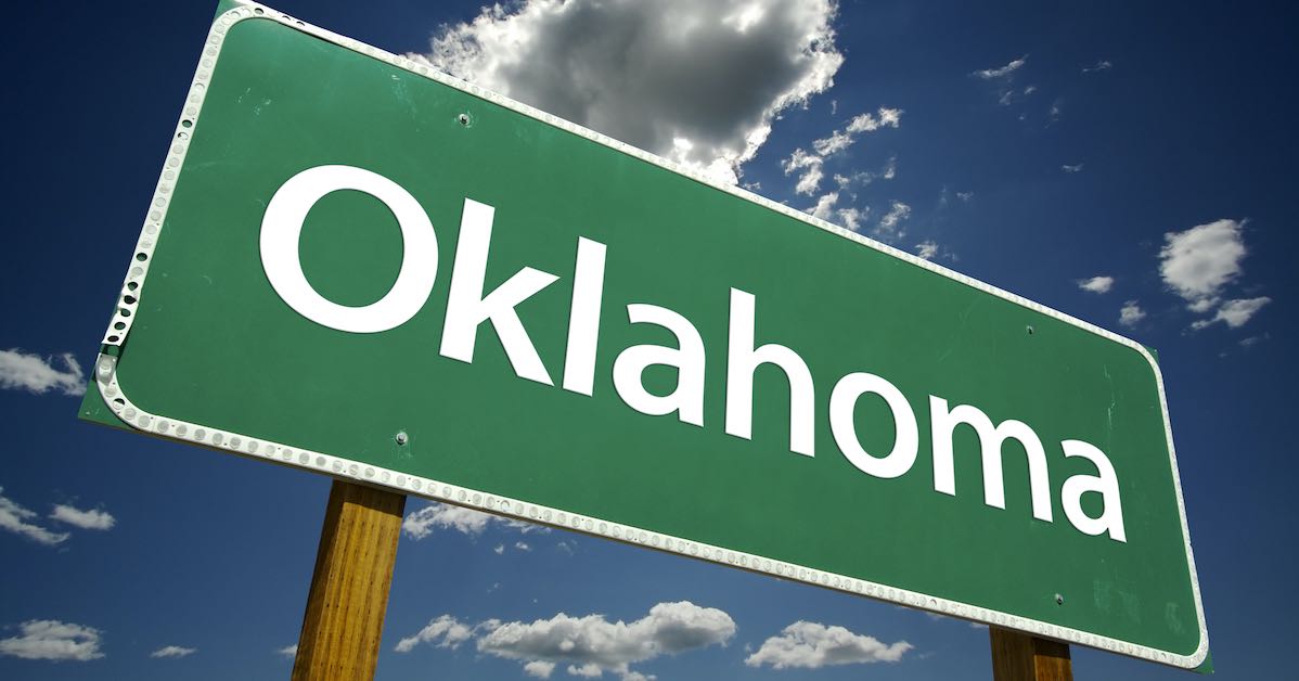 Oklahoma Road Sign