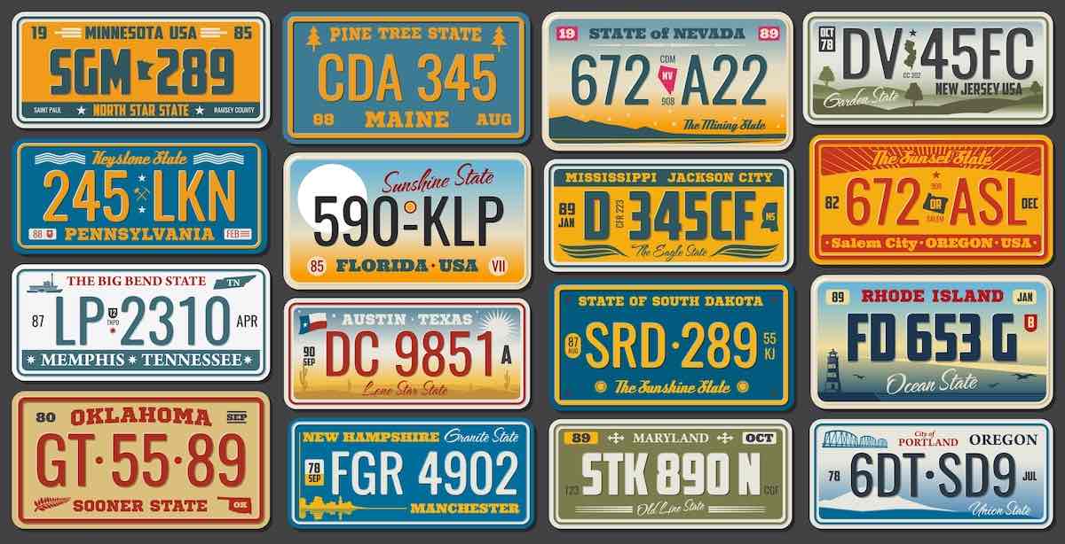 usa states cities vehicle registration plates moving celina texas